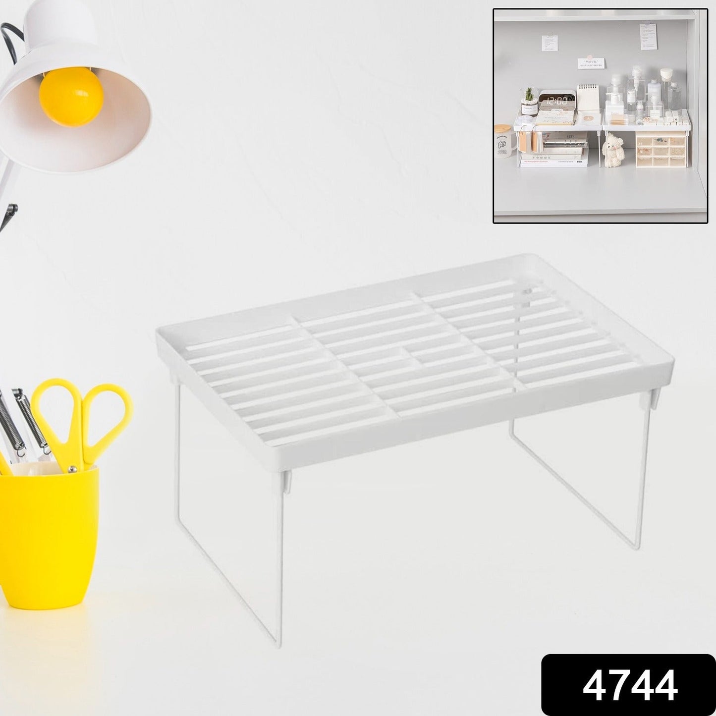 Plastic Bathroom Organizer Kitchen Utility Storage Rack (32x19.5 Cm / 1 Pc)