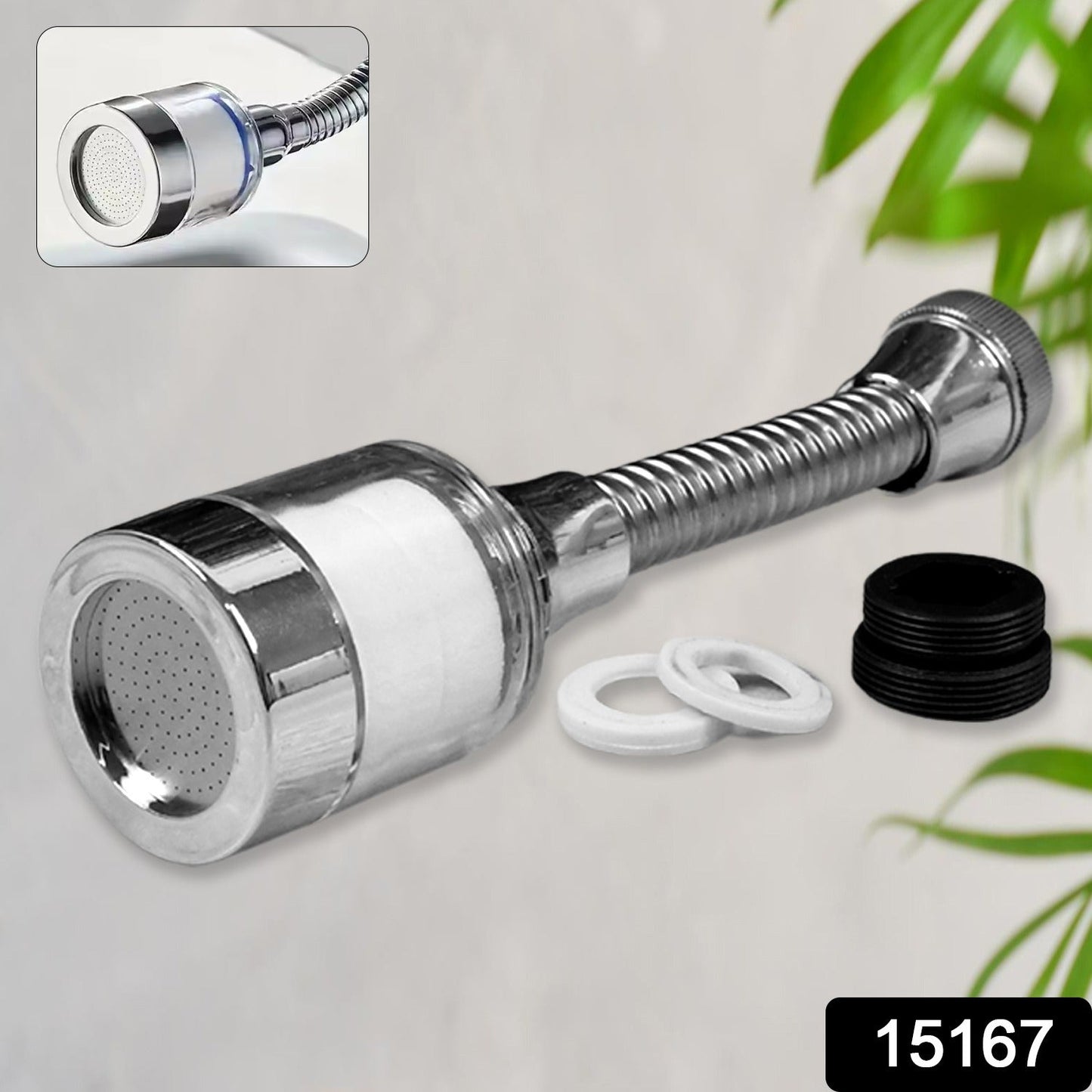 Plastic Water-Saving Sprinkler, Faucet Aerator (6.5 Inch)