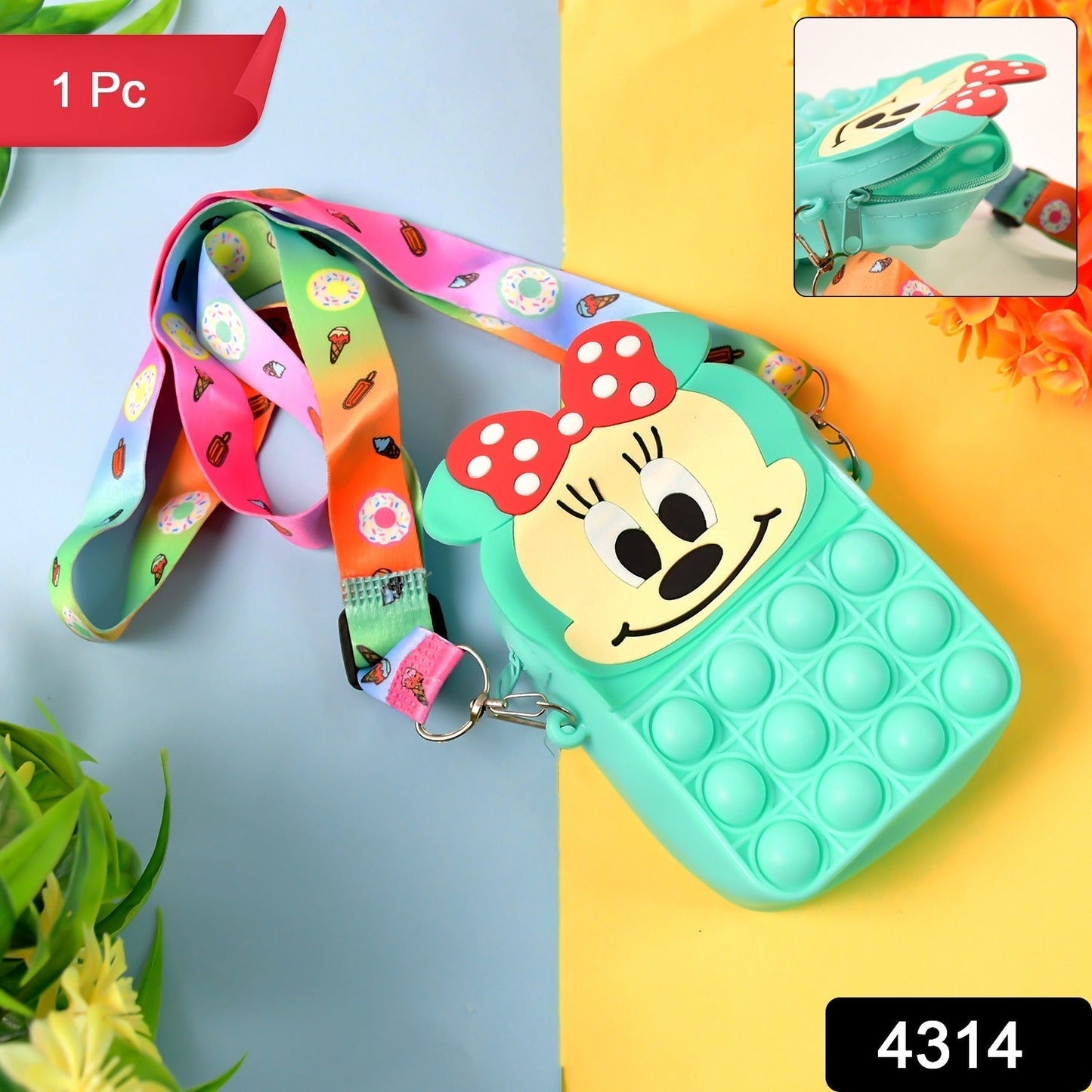 Children's Silicone Bag, Children's Coin Purse (1 Pc)