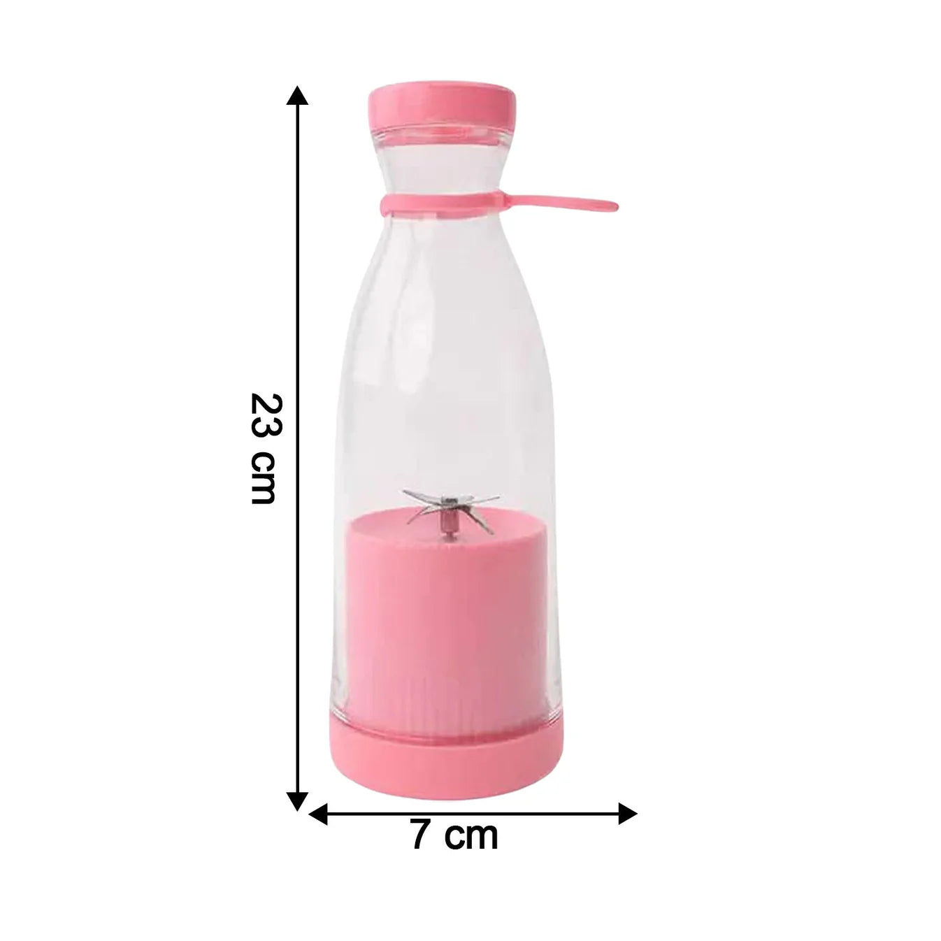Portable USB Blender Juicer - 6 Blade Portable Smoothie & Shake Maker (Multicolor)