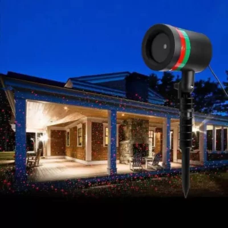 Star Fairy Motion Laser Projector – Multicolor Decorative Light for Indoor & Outdoor Festivities (No Remote)