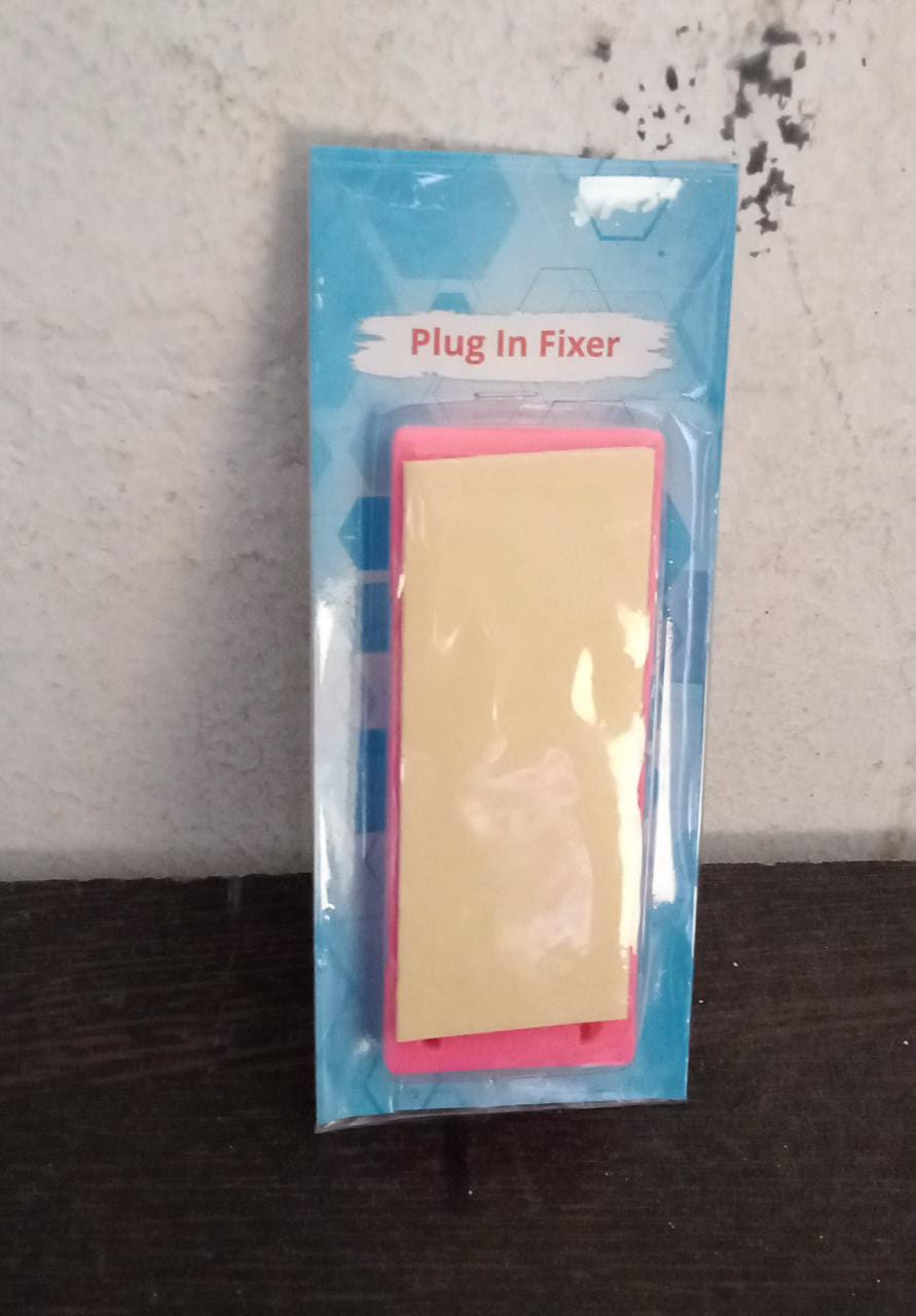 Self Adhesive No Hole Wall Mount, Reusable, Non Residue Plug Organizer For Home Office & Multiuse Device