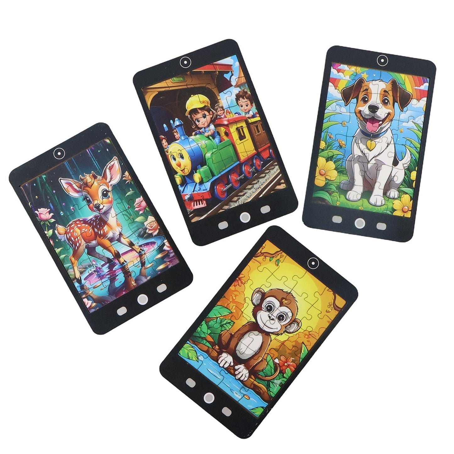 Kids Mini Cartoon Jigsaw Puzzle – 1 Pc Mix Design