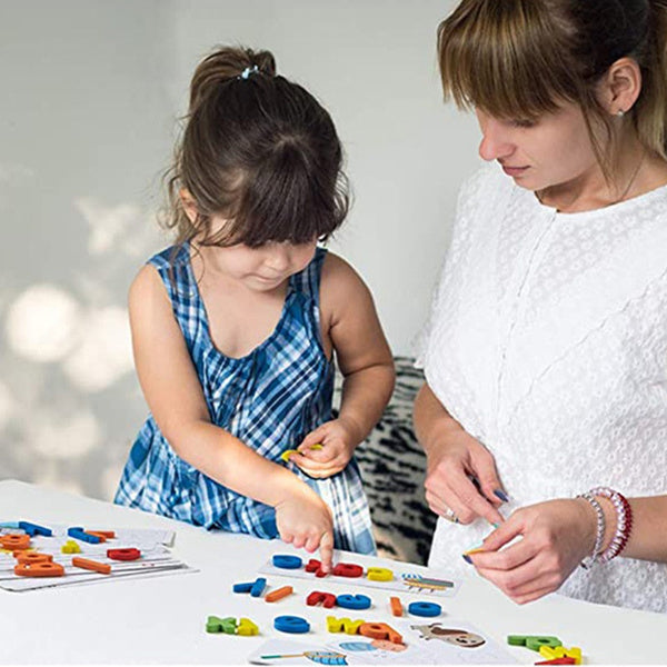 Magnetic Letters to Learn Spelling