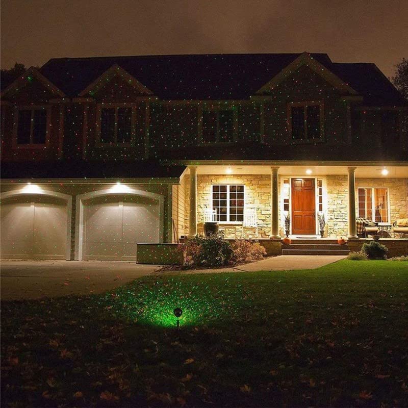 Star Fairy Motion Laser Projector – Multicolor Decorative Light for Indoor & Outdoor Festivities (No Remote)