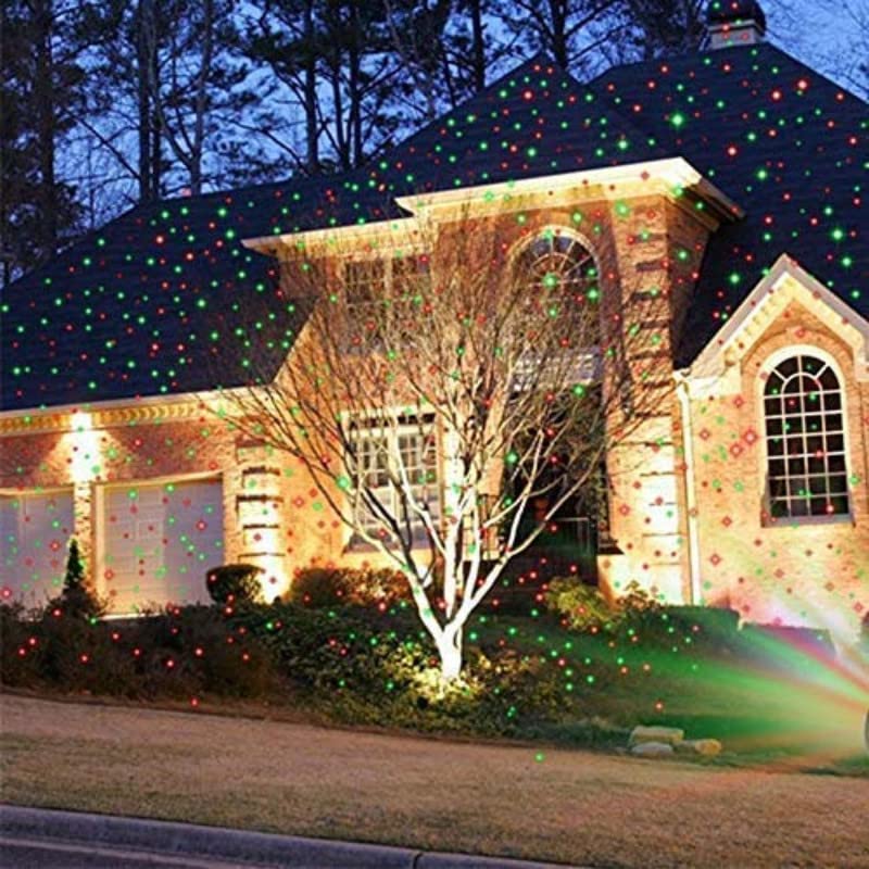 Star Fairy Motion Laser Projector – Multicolor Decorative Light for Indoor & Outdoor Festivities (No Remote)