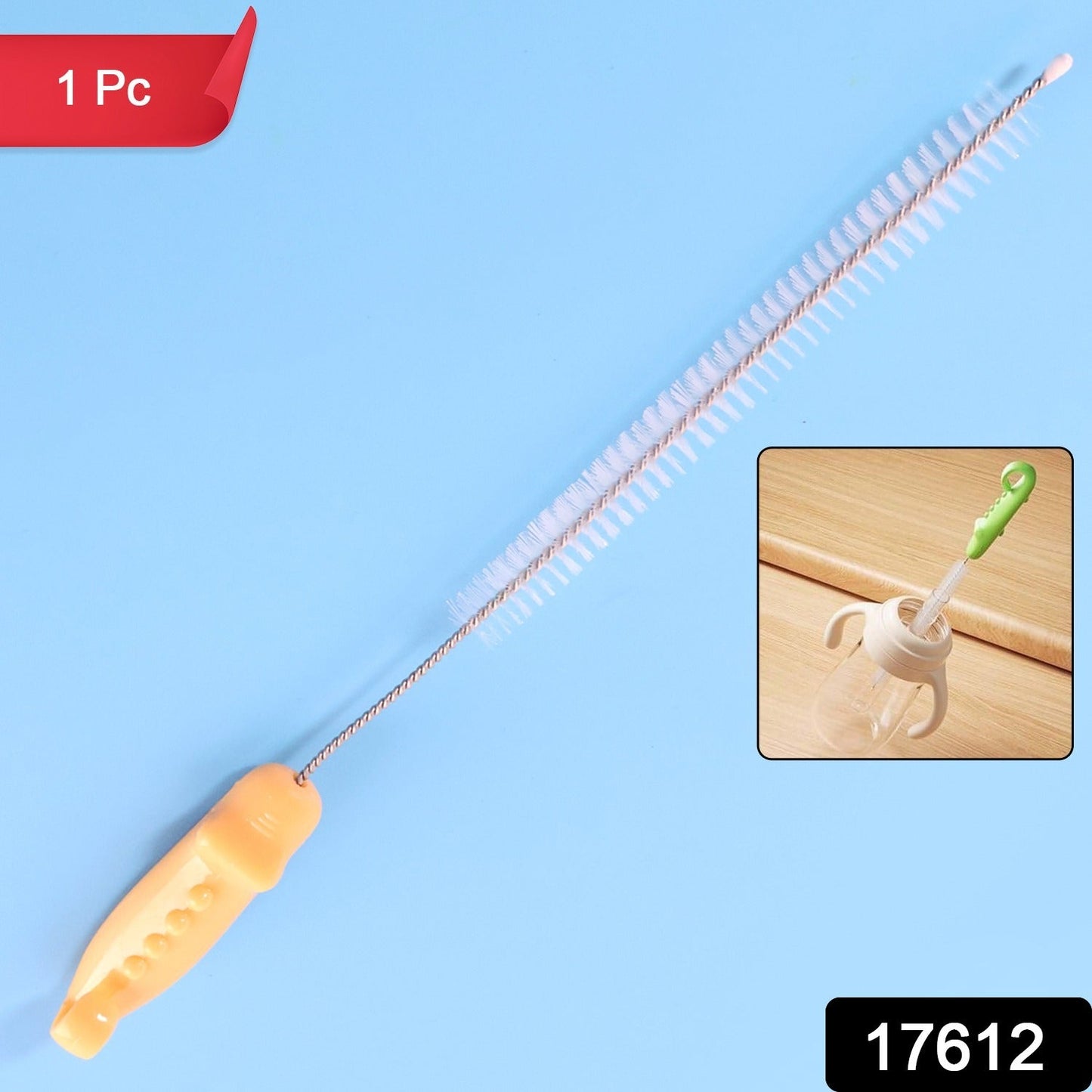 Bottle Spout Cleaning Brush with Ergonomic Handle (1 Pc / 22 Cm Long)