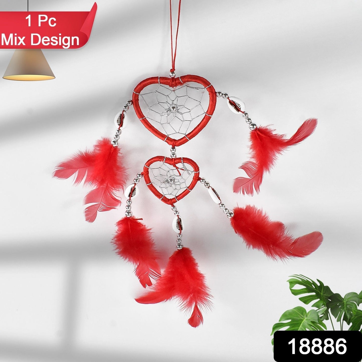Wind Chimes Wall Hanging Handmade Art for Garden and Home Decor (Mix Design / 1 Pc)