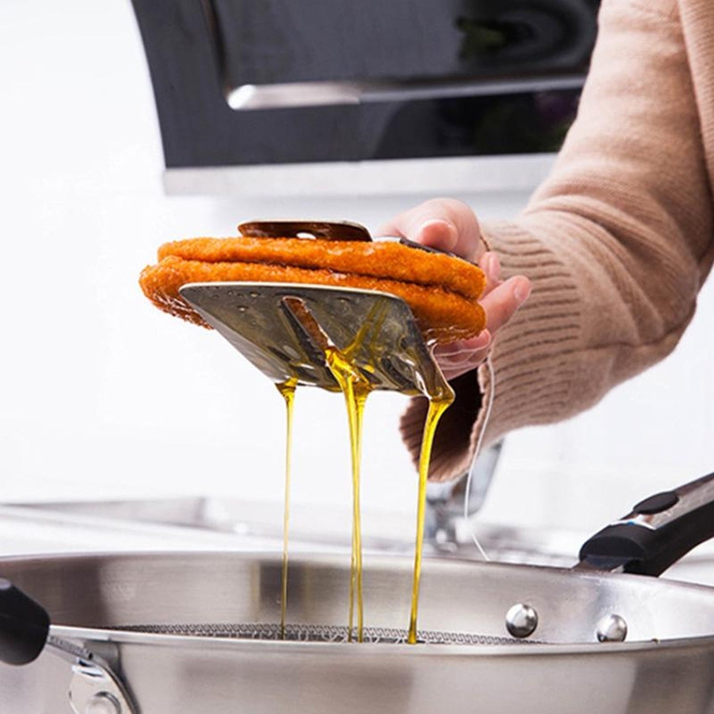 Multifunction Stainless Steel Cooking & BBQ Tongs