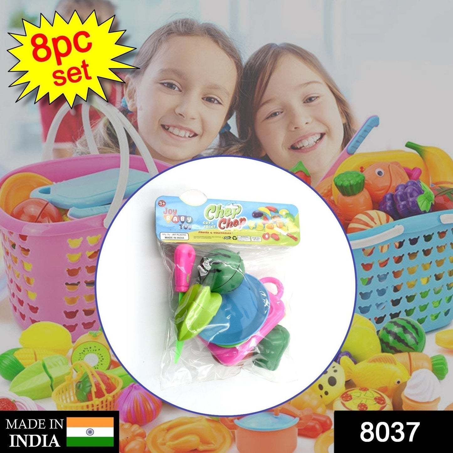 Plastic Fruits N Veggies Exclusive Collection of Realistic Sliceable Fruits