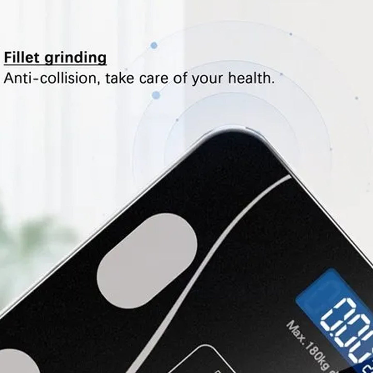 Bluetooth Body Fat Scale Digital Smart Body Weight Scale iOS and Android App to Manage Body Weight, Body Fat, Water, Muscle Mass, BMI, BMR, Bone Mass and Visceral Fat with BMI Scale