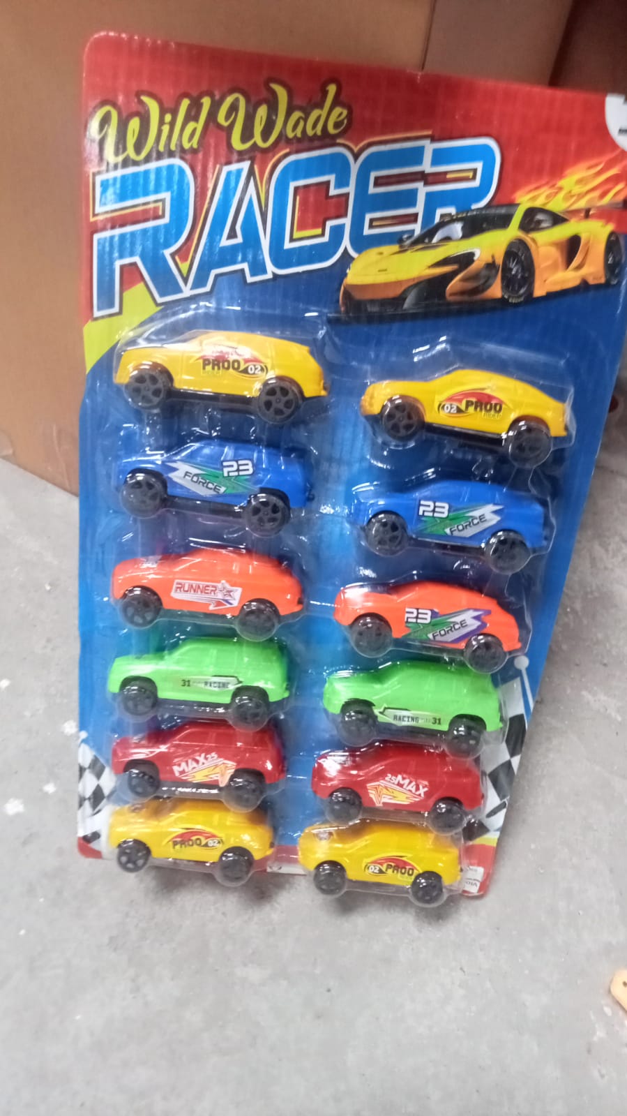 Super City Car Racer Toy For Boys and Girls Pull Push Vehicle Car (Set Of 12Pcs) (Multicolor)