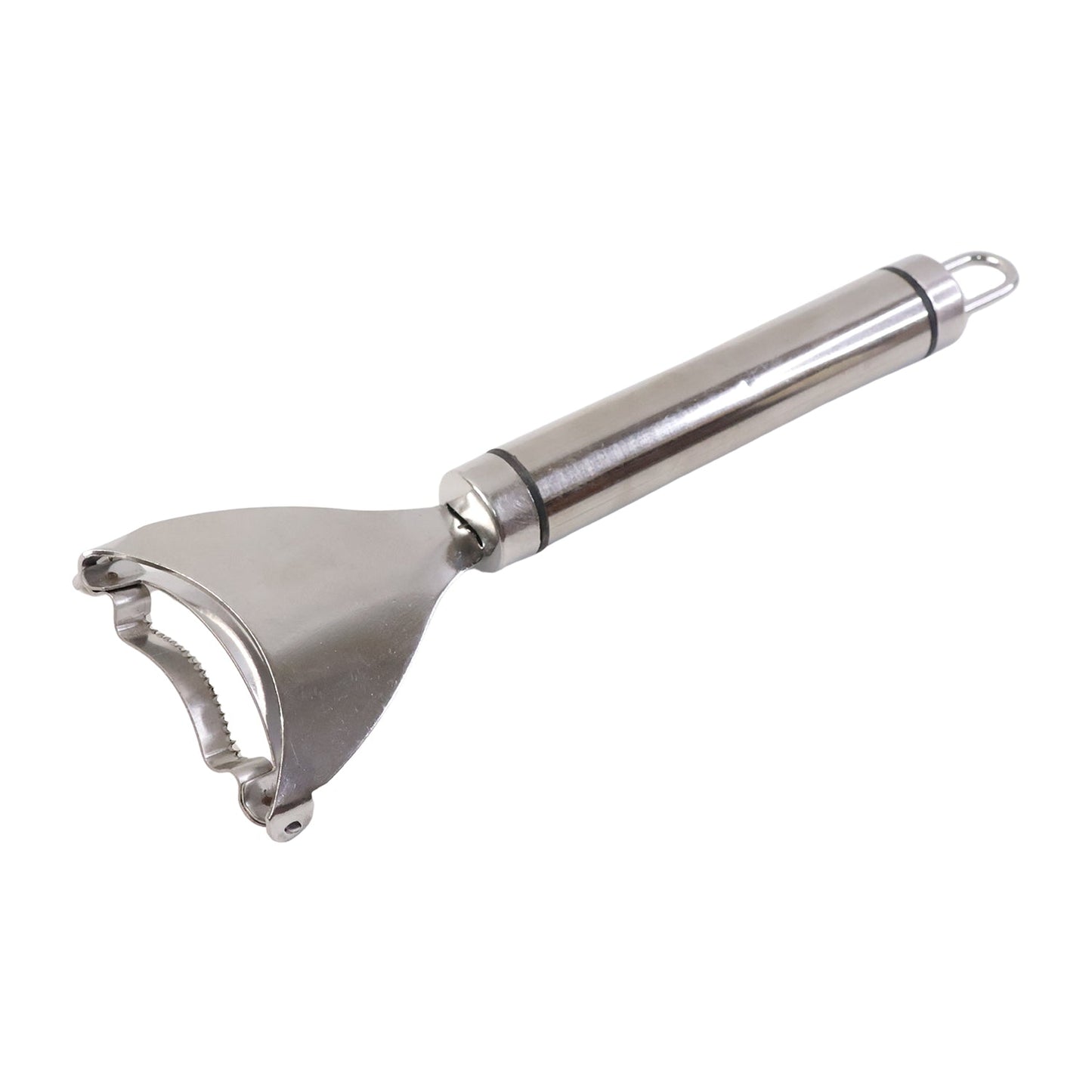 Stainless Steel Fruit & Vegetable Peeler with Serrated Blade (1 Pc)