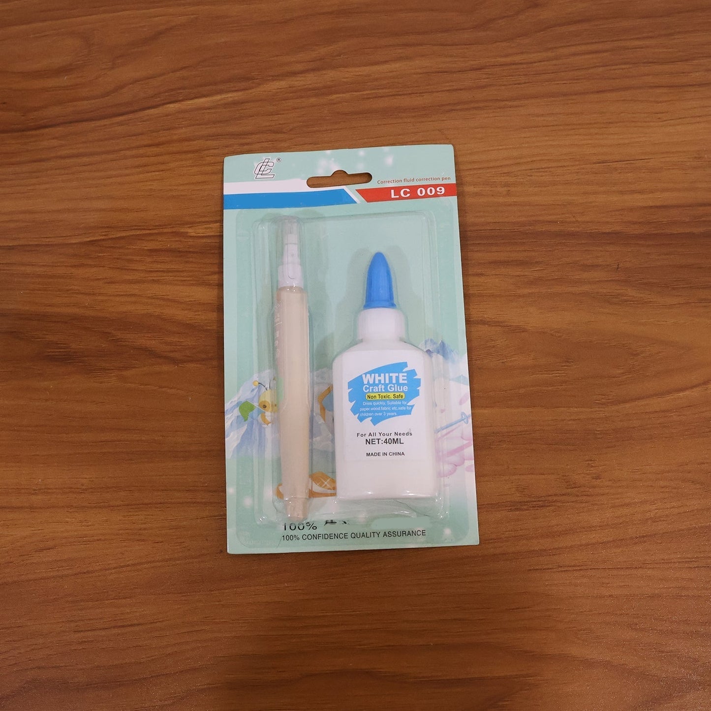 Multipurpose Craft Glue & Correction Pen Combo (1 set)