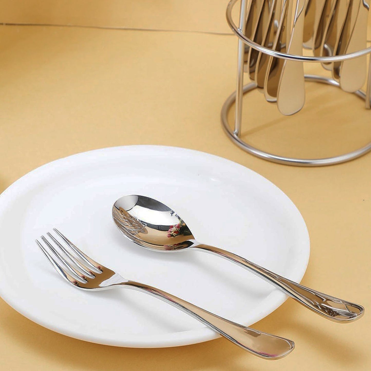 Apex Premium Stainless Steel Cutlery (16 Pc / Set)
