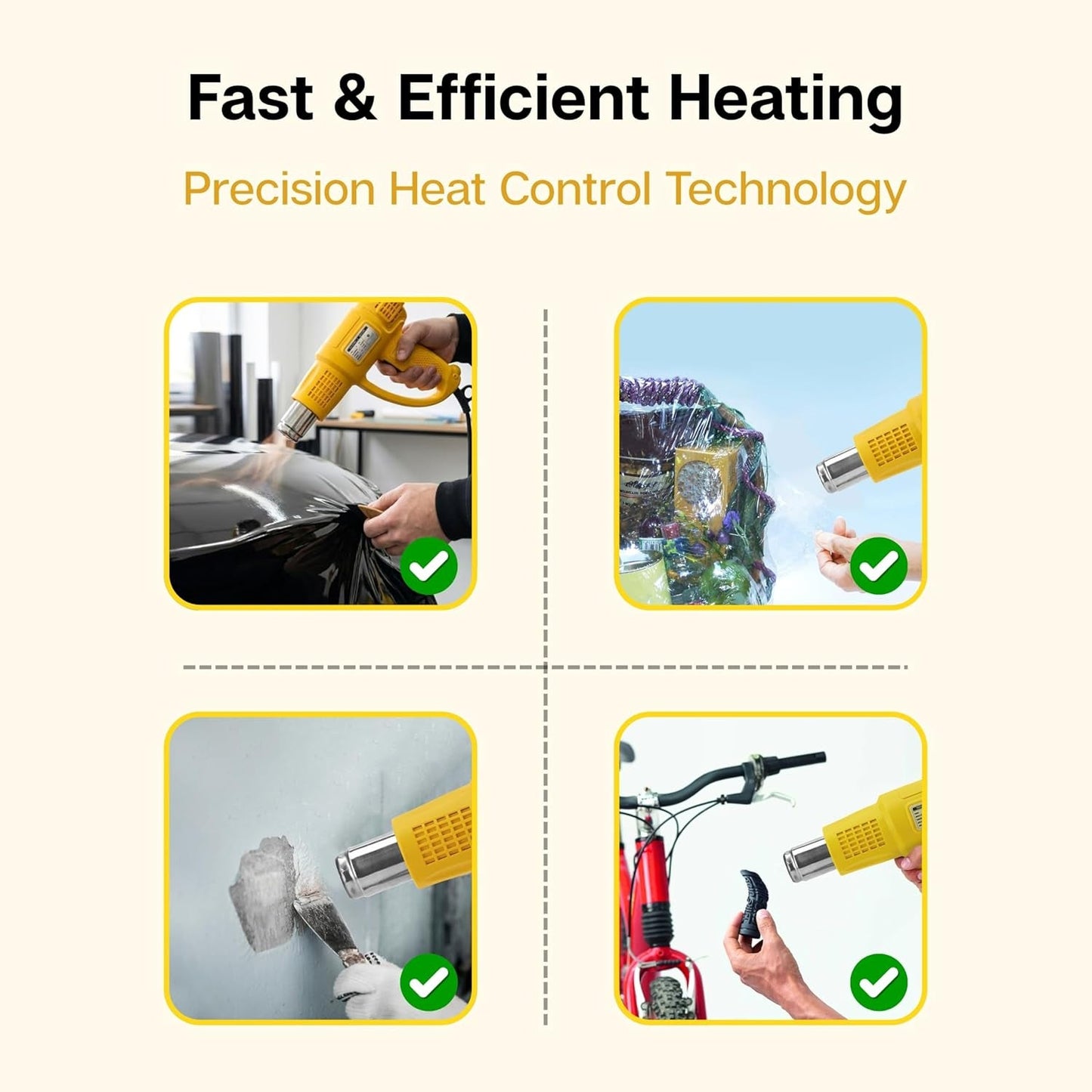Amber Heat Gun AMHG2000 2000W 1 Pc