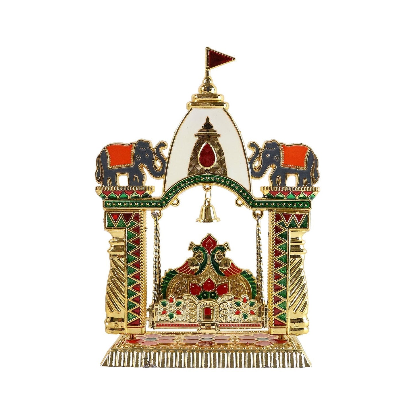 Traditional Decorative Pooja Jhula Mandir (1 Pc)