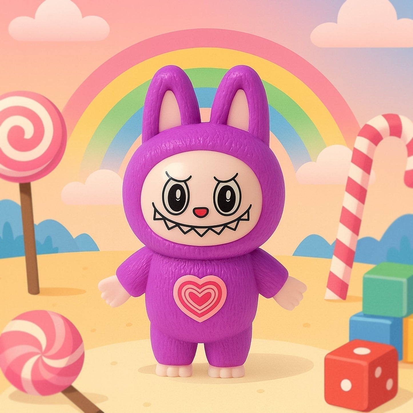 Cartoon Character Face Changing Toy With Key Holder, Keychain (1 Pc)
