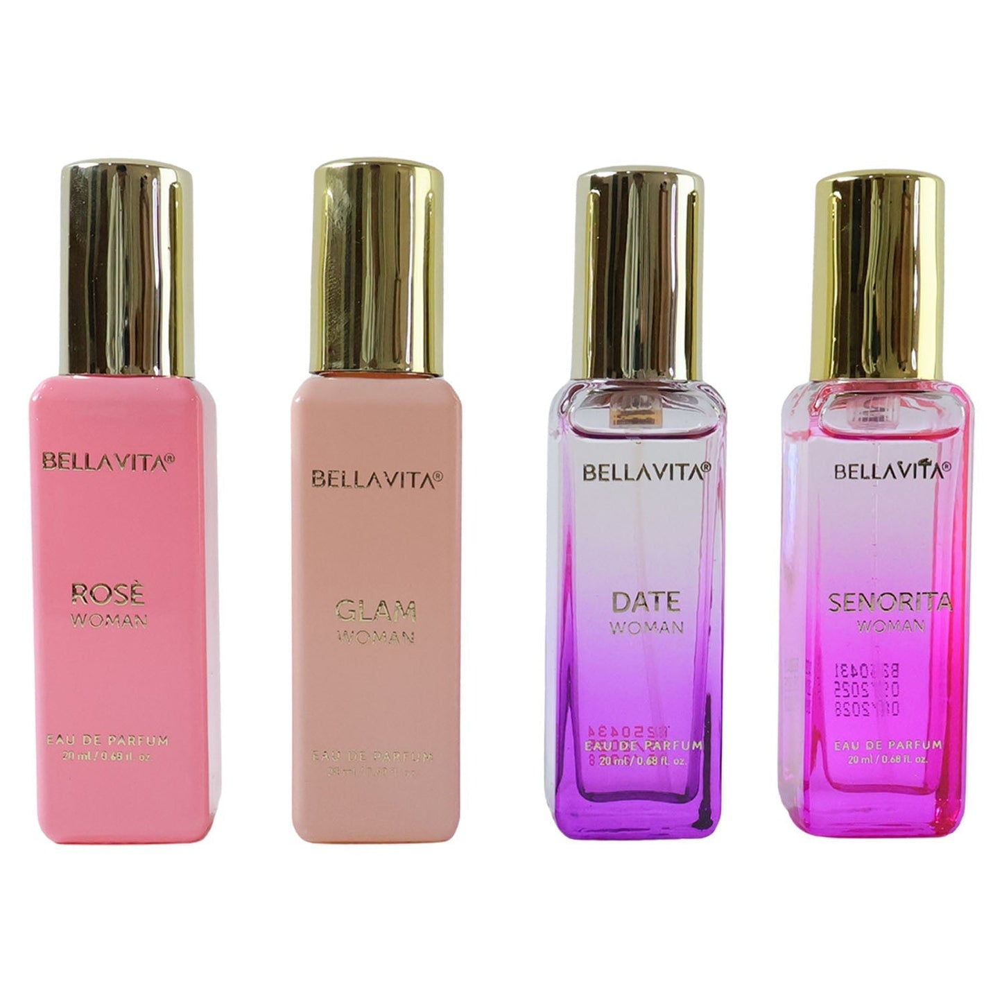 Bellavita Luxury Women Eau De Parfum Gift Set (4 Pc, 20 ML Each)