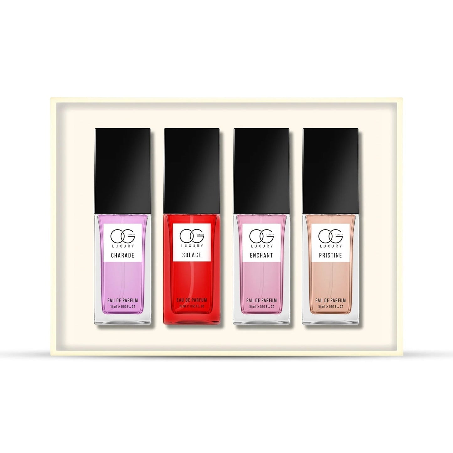 OG Beauty Luxury Pure Elegance Eau De Parfum - (4 Pc / Set / 15 ML)