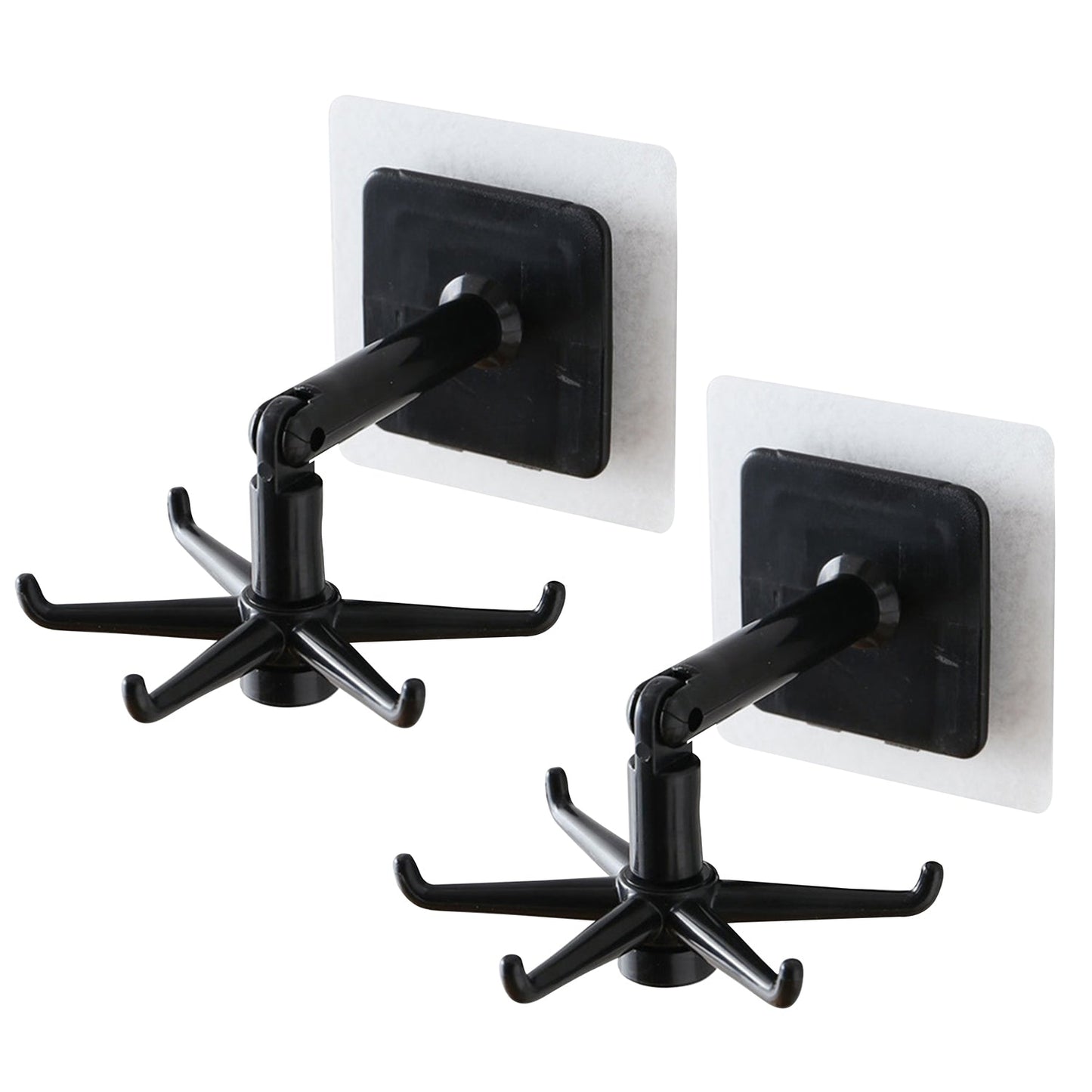 360° rotatable hooks for hanging (Pack of 2) (Brown Box)