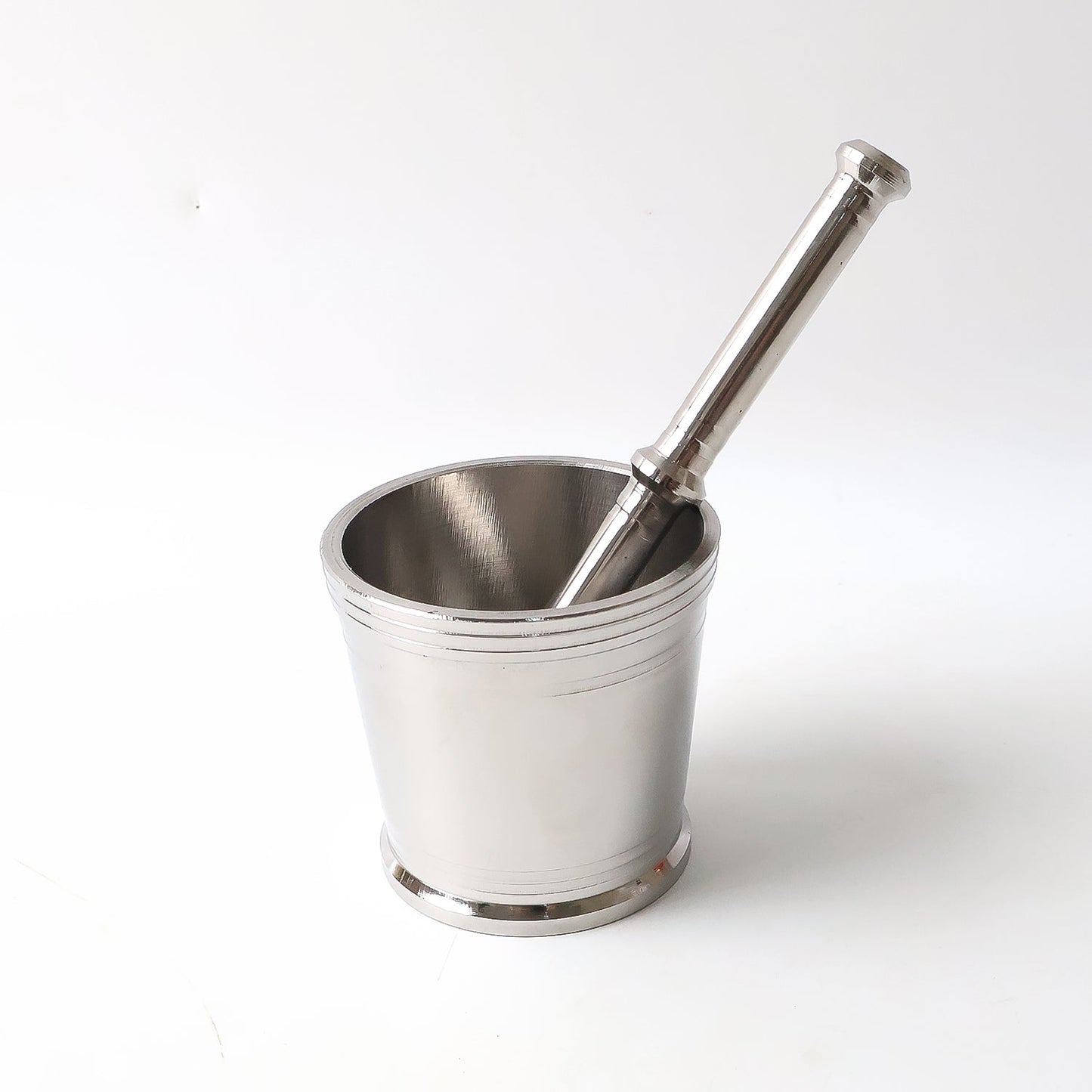 Heavy Duty Stainless Steel Mortar and Pestle Set for Kitchen, Khalbatta Set (2 Pc Set)