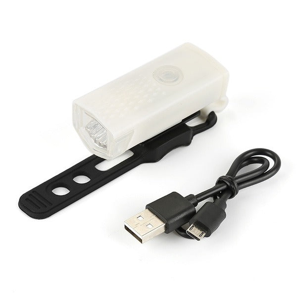 USB Rechargeable 400 Lumen Bicycle Front Headlight Cycle Light Set