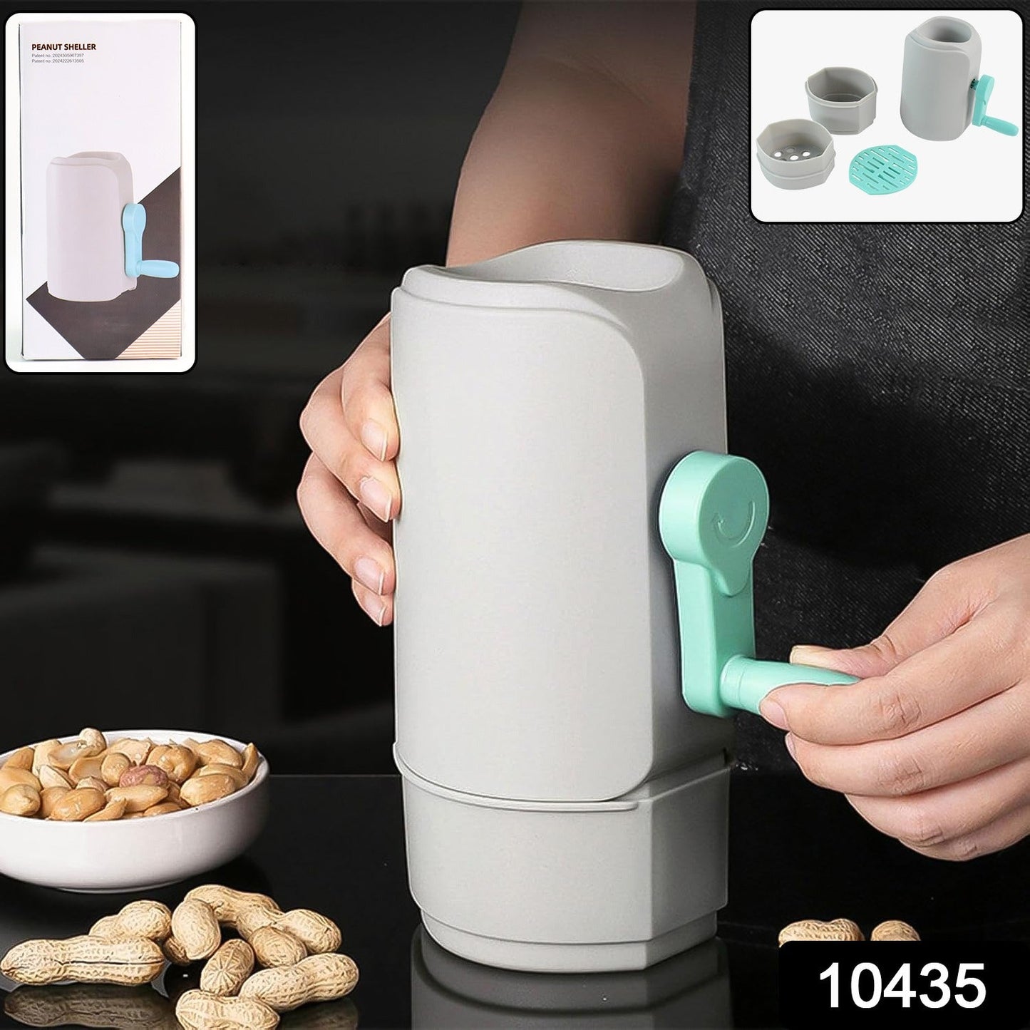 Manual Hand-Crank Peanut Sheller Machine