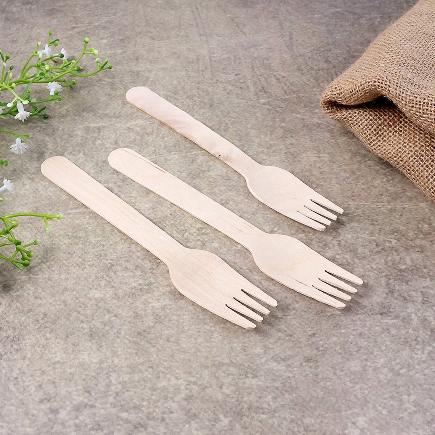 Freshee 160mm Wooden Fork – 30 Pcs Pack
