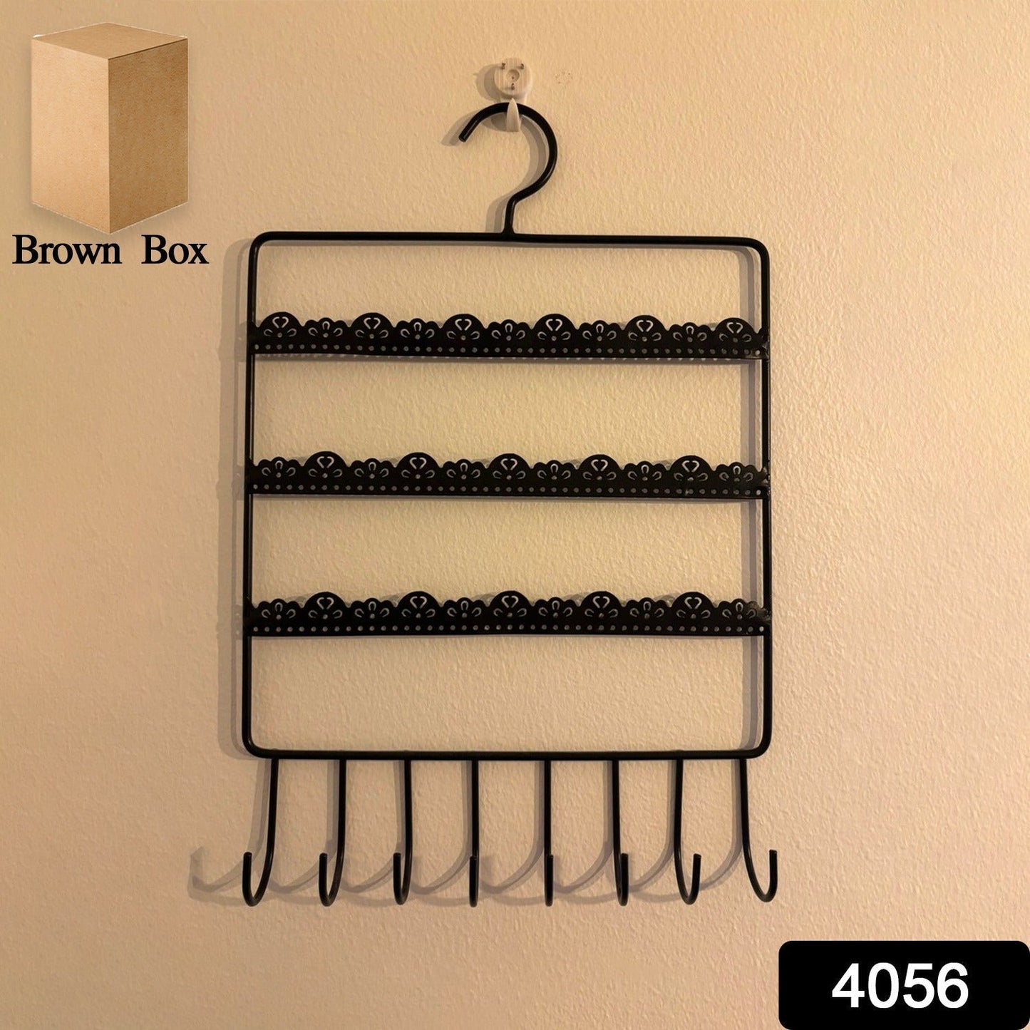 Wall Mounted Earring Organizer Hanging Jewellery Rack For All Type Jewellery (1 Pc / Mix Size)