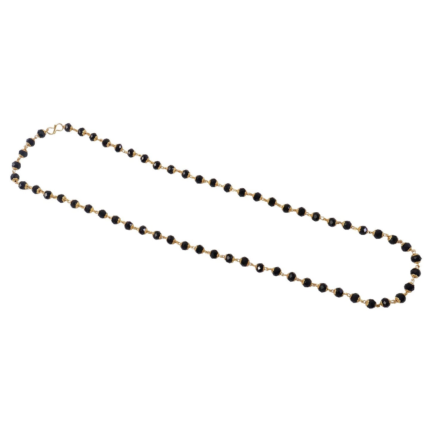 Traditional Black Beads Mangalsutra Style Necklace for Women (1 pc)