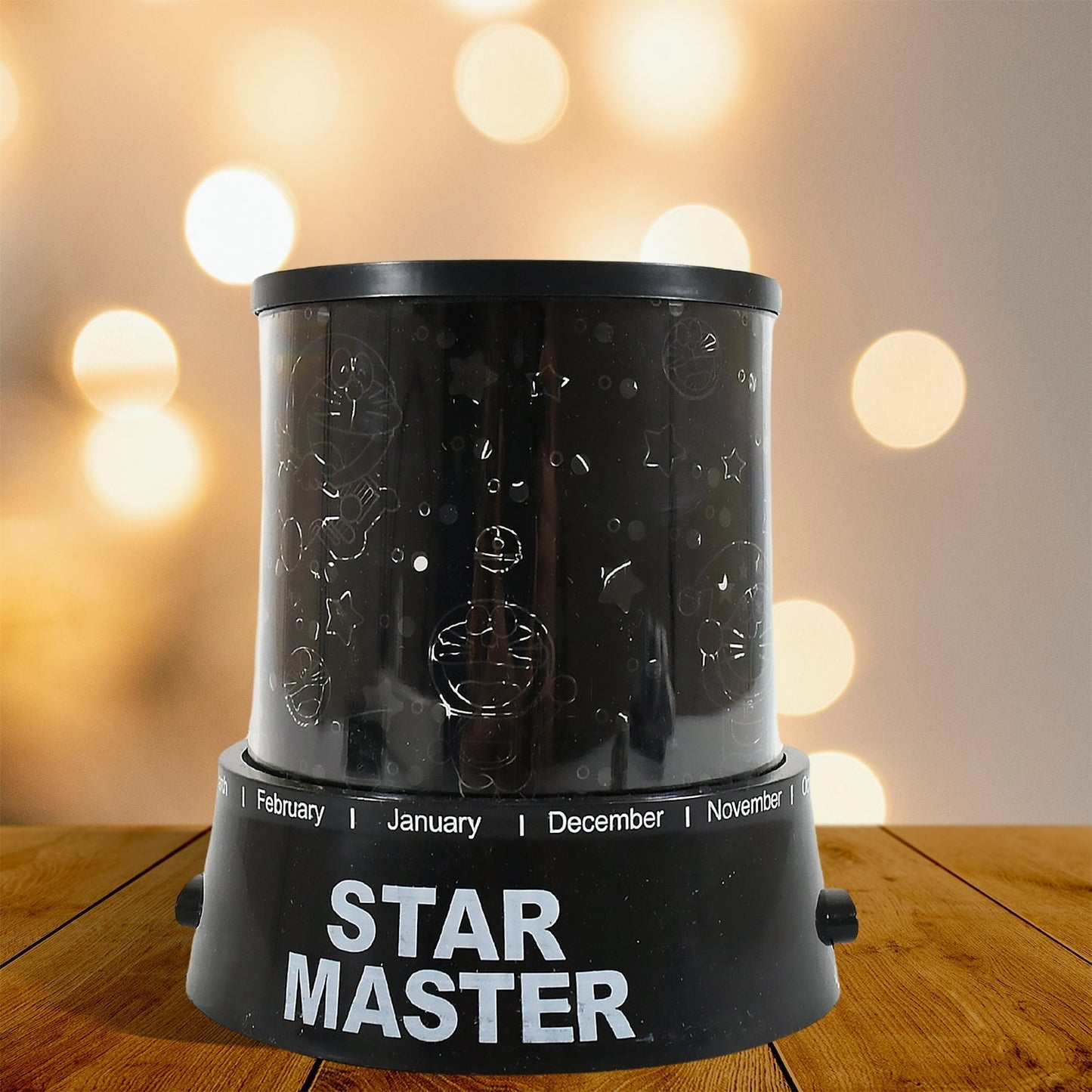 LED Projector Night Light Amazing Lamp, 3 Battery operated lamps, Rotation With the music Function, Master for Kids Bedroom Home Decoration Night Romantic Gift (Battery Not Included / 1 pc)