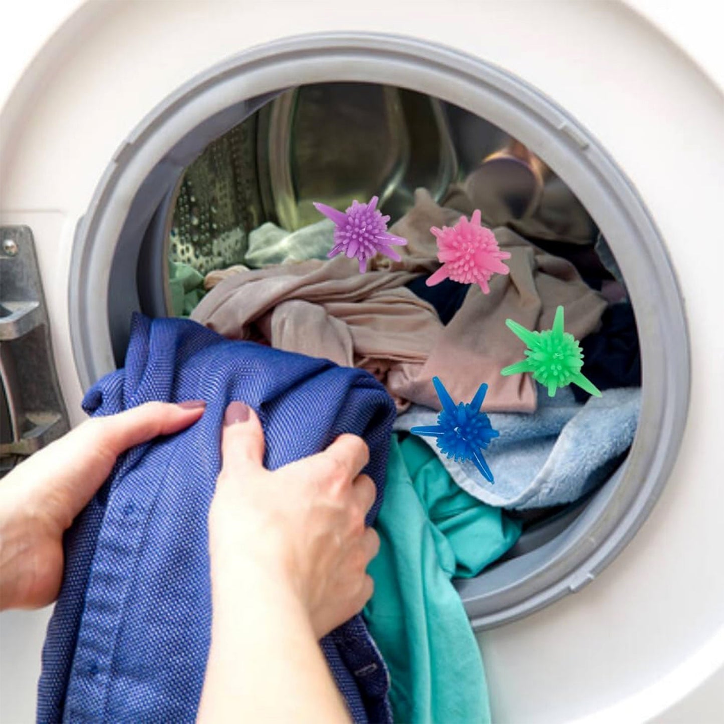 Reusable Laundry Washing Balls (mix Color / 50 Pcs Set)