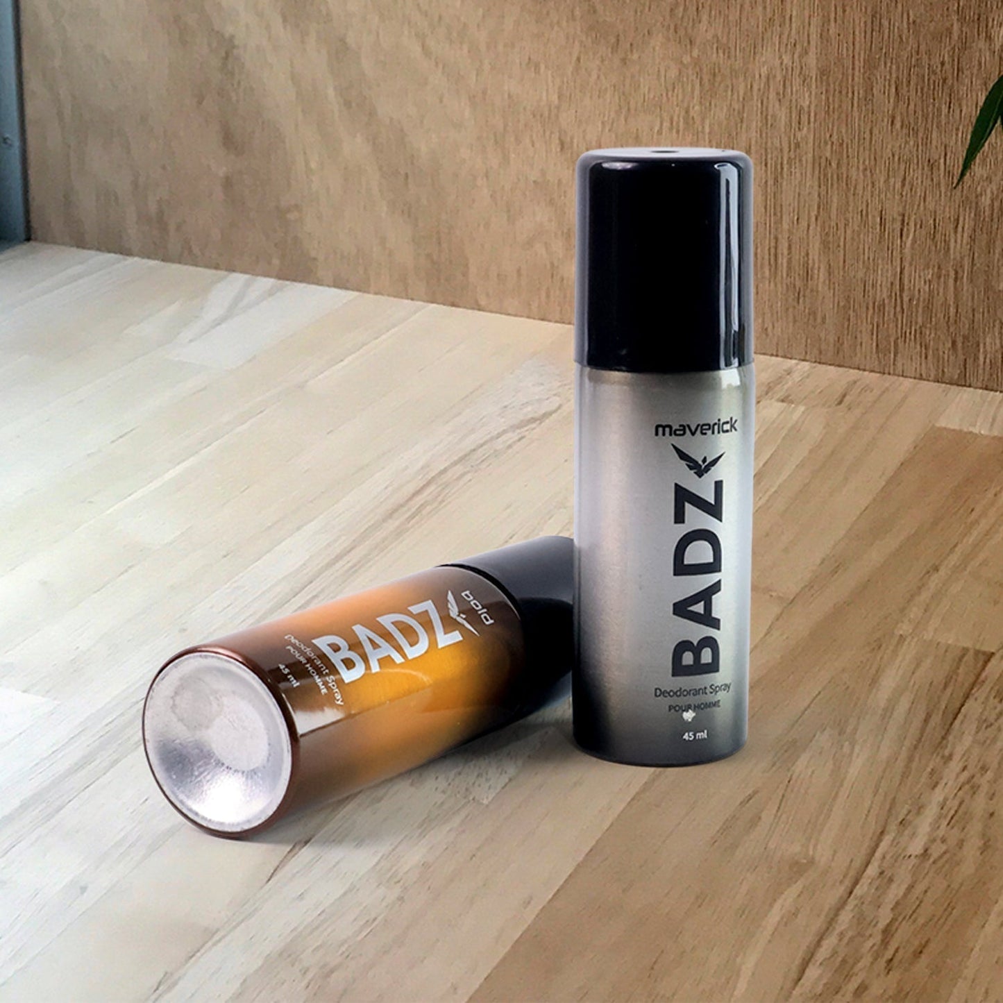 BADZ Long-Lasting Premium Deodorant Body Spray for Men (1 Pc / Mixed Fragrance / 45 ML)