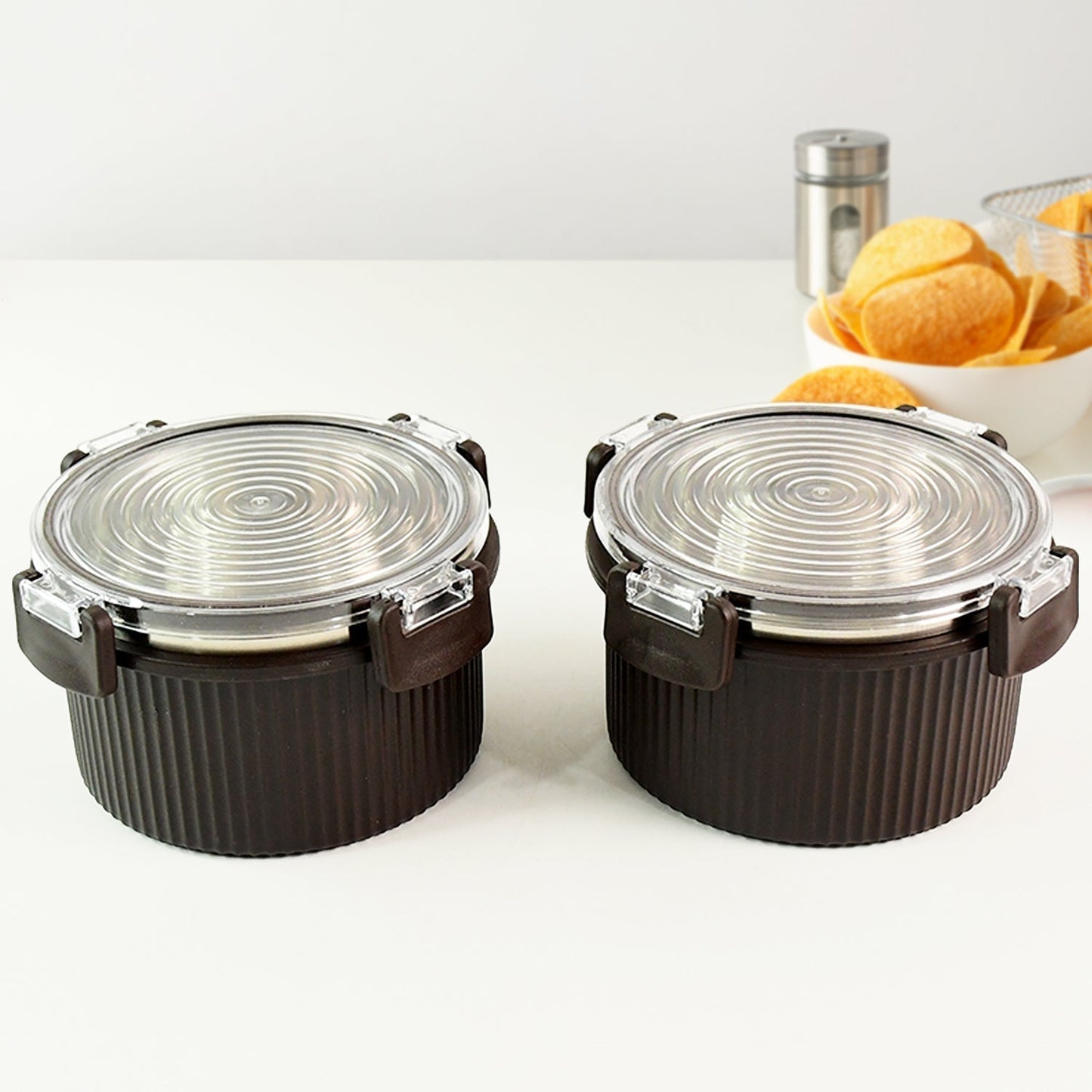 Apex Rustic Jar Set â€“ 2 Pcs, 450ml Each Approx