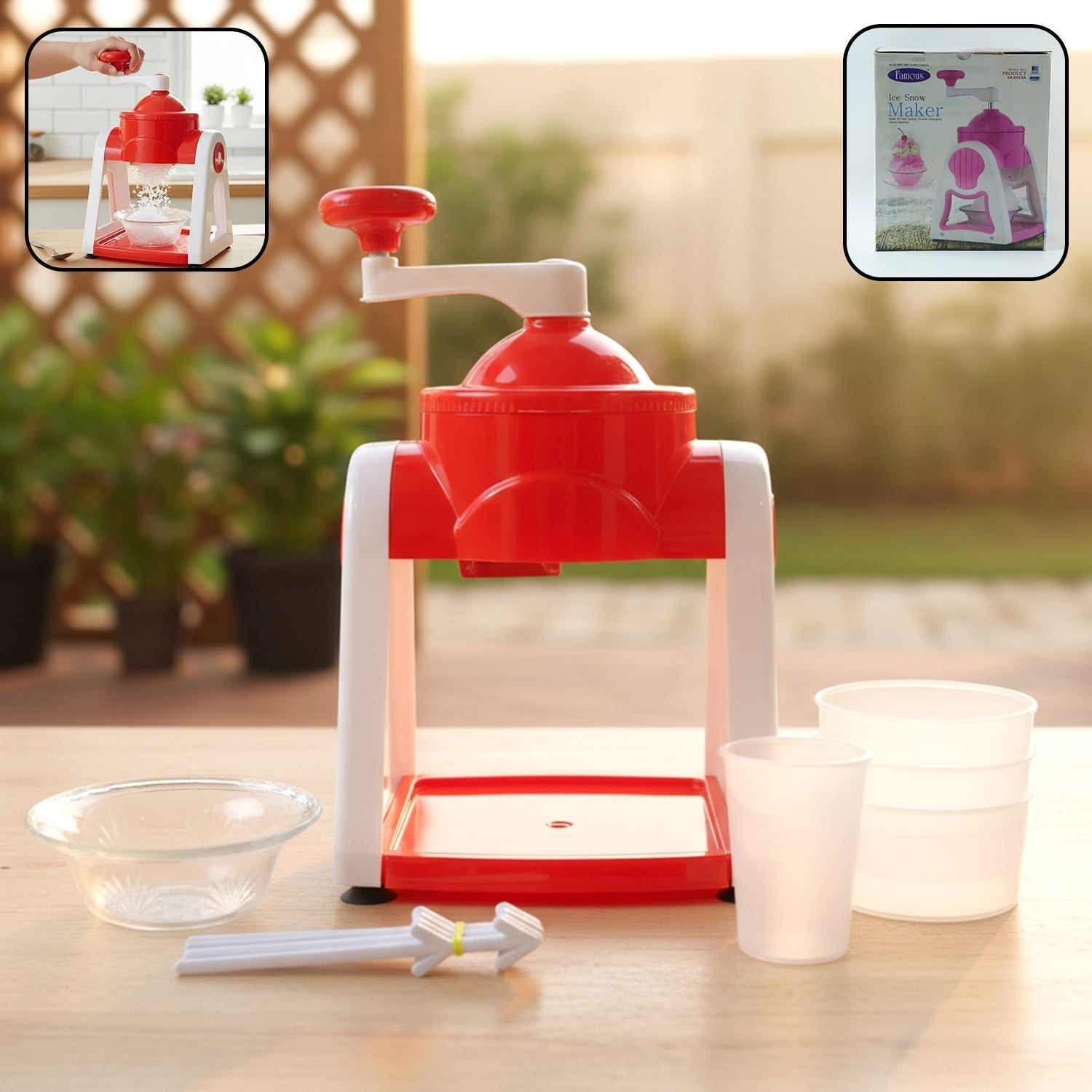 Manual Gola Maker (Red Color)