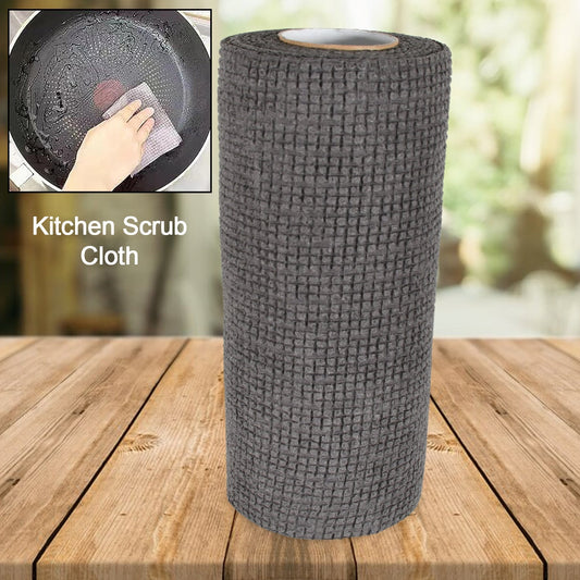Durable Microfiber Kitchen Scrub Cloth – Wear-Resistant & Multipurpose Cleaning Cloth (20×22cm, 1 Pc)