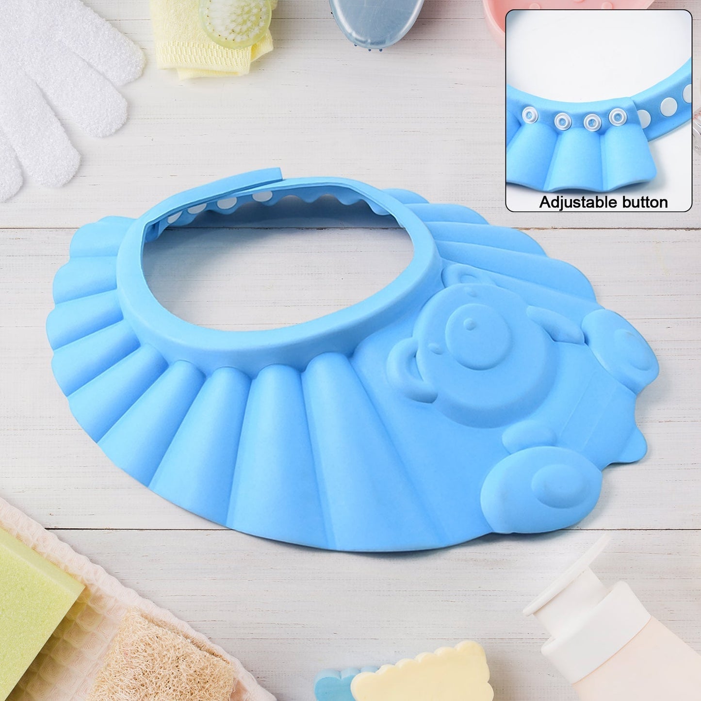 Adjustable Baby Shower Cap / Hat (1 Pc)