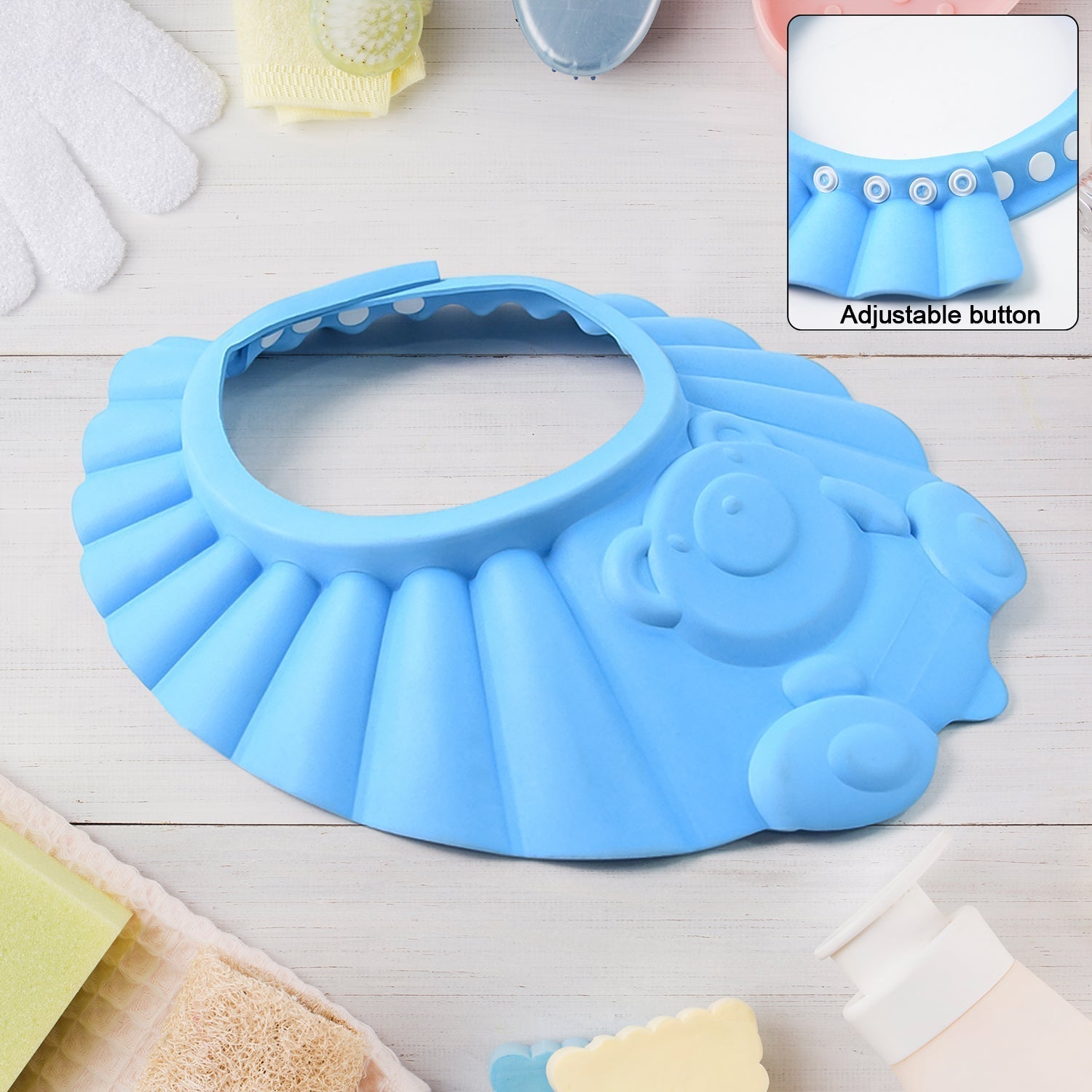 Adjustable Baby Shower Cap / Hat (1 Pc)