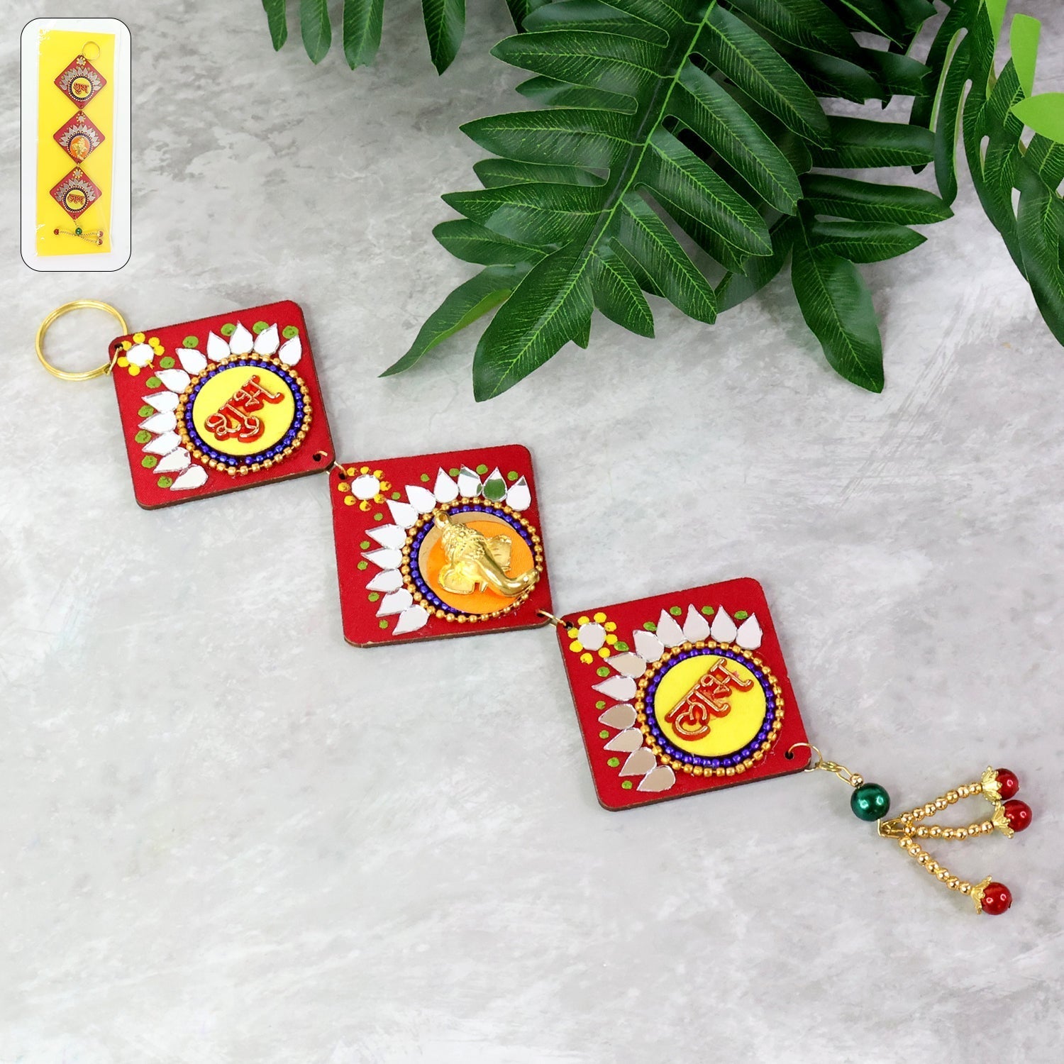 Traditional Labh Shubh Decorative Wall Hanging (1 Pc)