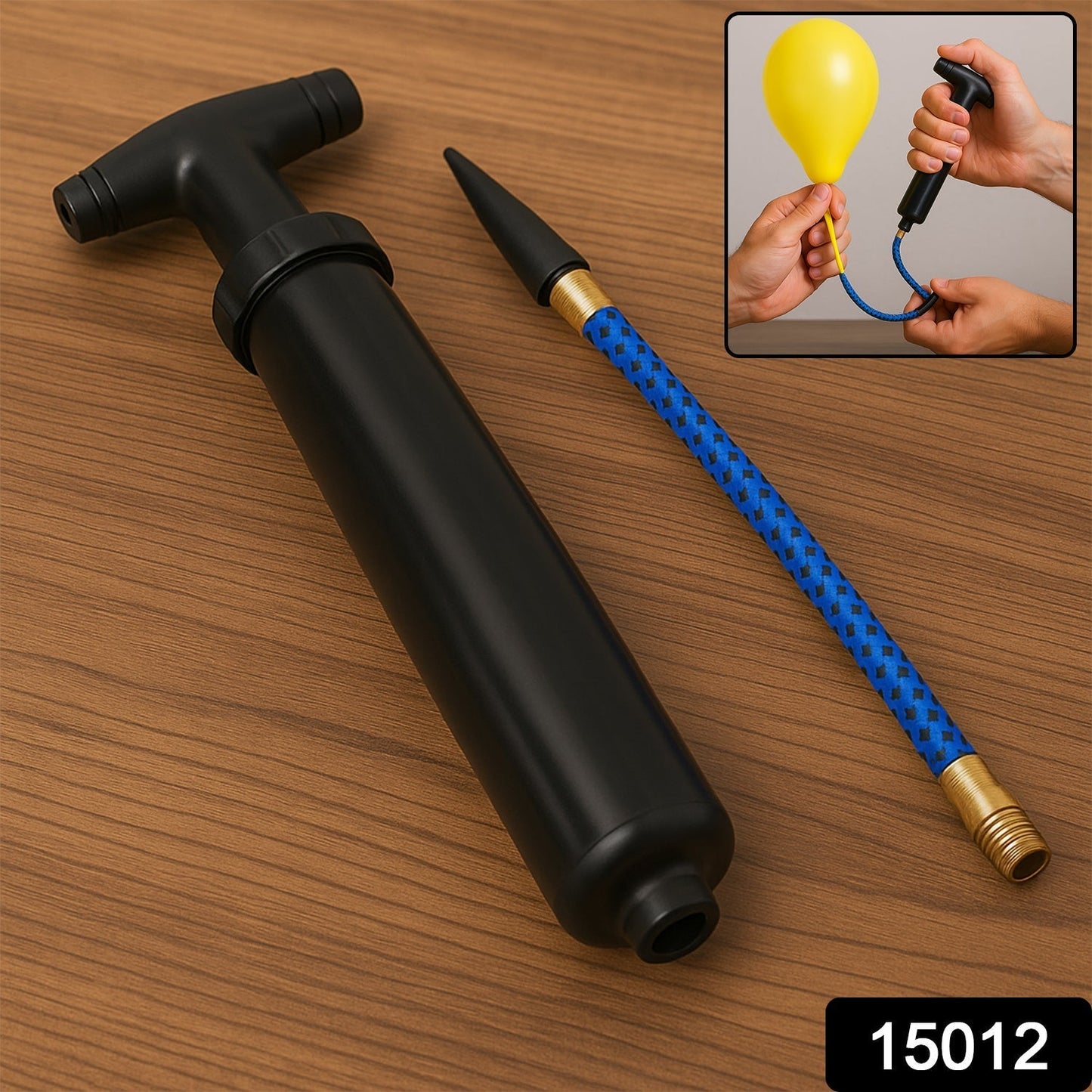 Portable Air Ball Inflatable Kit With PIN Plastic & Metal (1 Pc With Pin)