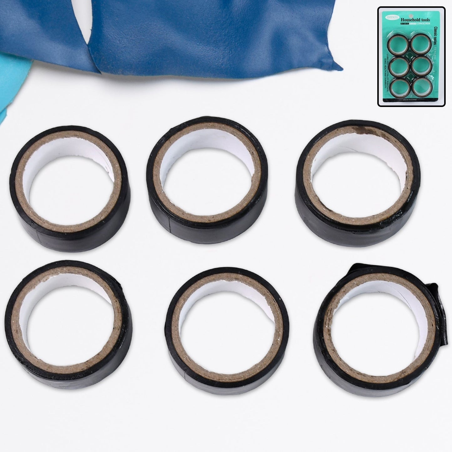 General Electrical Tape, All purpose PVC electrical tape (6 Pcs Set)