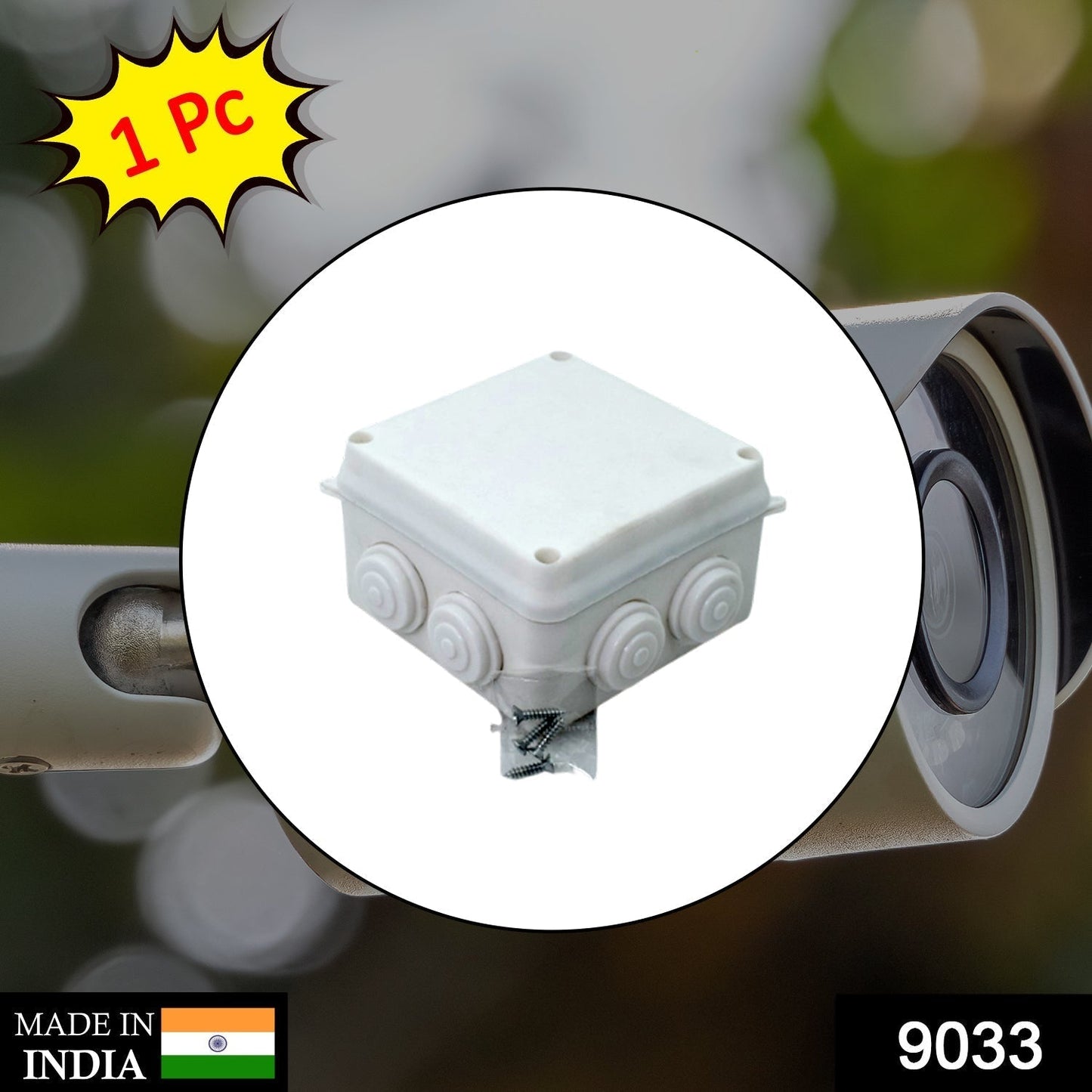 Square Fancy Box For CCTV used for storing CCTV camera’s and all which helps it from being comes in contact with damages.