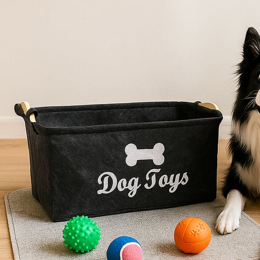 Pet Toy Storage Basket - ( 39 Ã— 29 Ã— 17 cm / 1 Pc)