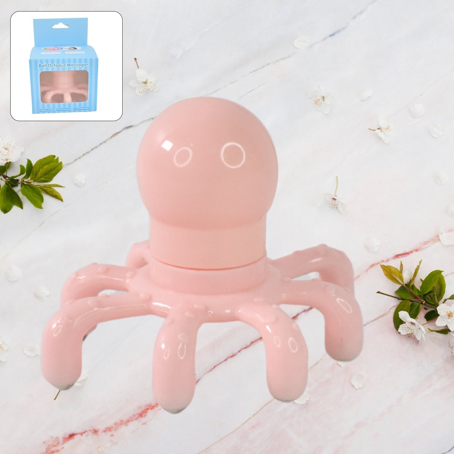 Scalp Relax Octopus Massager, Octopus Claw Head Massager Long Lasting Ergonomic for Adults for Abdomen