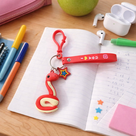 Cute Snake Shape Keychain (1 Pc)