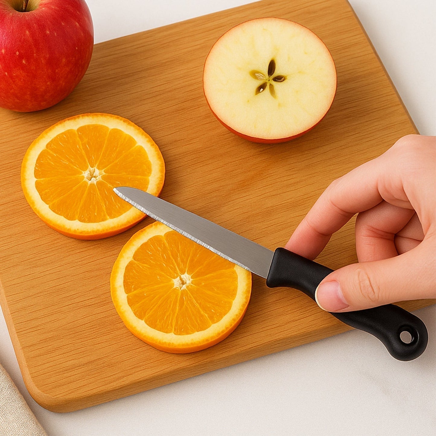 Supermom Stainless Steel Kitchen Laser Knife (10 Pc / Set)