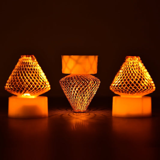 12Pcs Flameless LED Tea Light Candles for Home & Event Decor