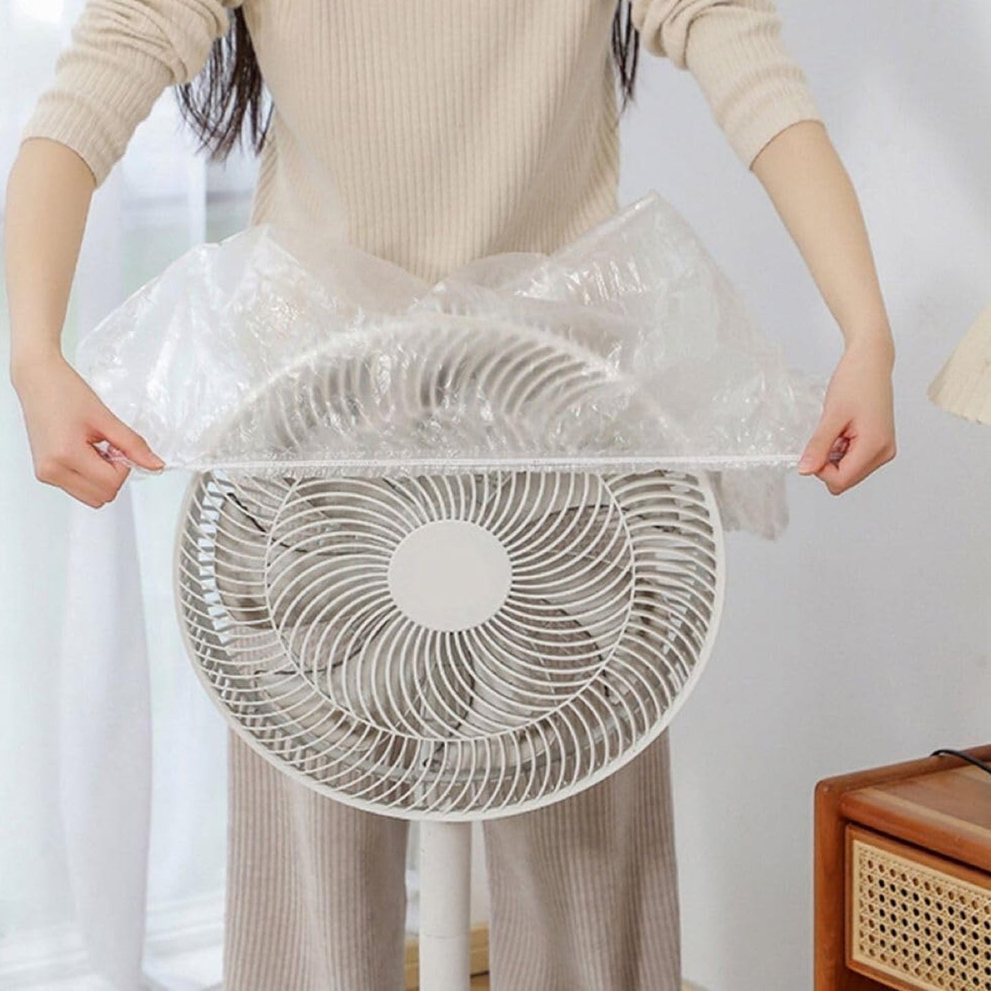 Home Thick Disposable Dust Proof Plastic Furniture Covers (1 Pc / Small)