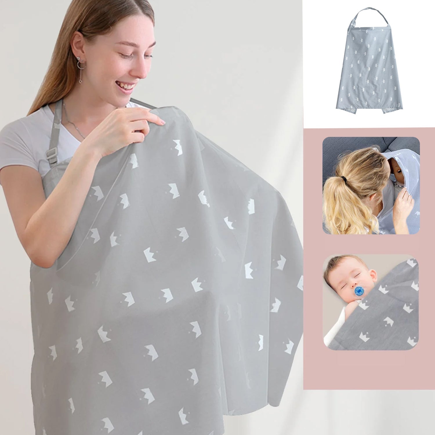 Multi-Functional Baby Nursing Cover (1 Pc)